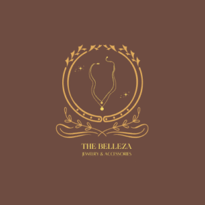 brown yellow elegant jewelry logo